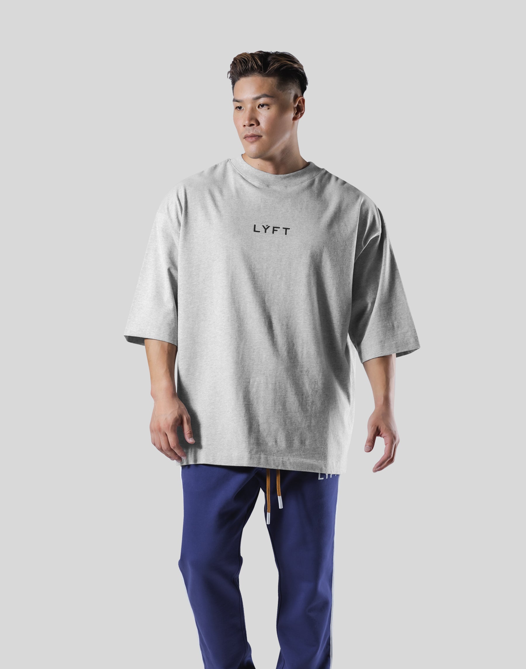 18 Logo Extra Big T-Shirt - Grey