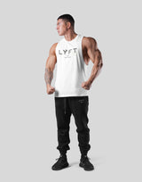 Heritage Logo Drop Tanktop - White