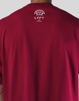 LÝFT × Power House Gym Extra Big T-Shirt - Red