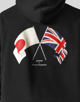 New Flag Oversize Sweat Hoodie - Black