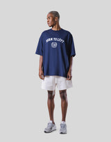 College Logo Big T-Shirt - Navy