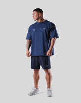 LÝFT x EVERLAST x SUNG Big T-Shirt - Navy