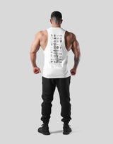 Heritage Logo Drop Tanktop - White
