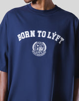 College Logo Big T-Shirt - Navy