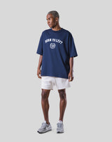 College Logo Big T-Shirt - Navy
