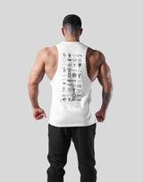 Heritage Logo Drop Tanktop - White