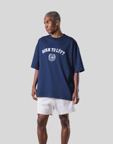 College Logo Big T-Shirt - Navy