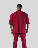 LÝFT × Power House Gym Extra Big T-Shirt - Red