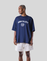 College Logo Big T-Shirt - Navy