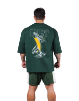 Statue Y Extra Big T-Shirt - Green