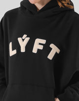 Pile Wappen Sweat Hoodie - Black