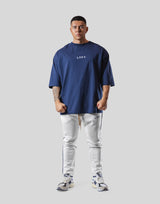 18 Logo Extra Big T-Shirt - Navy