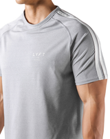 Slim Fit 2 Line T-Shirt 2 - Grey