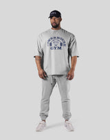 LÝFT × Power House Gym Extra Big T-Shirt - Grey