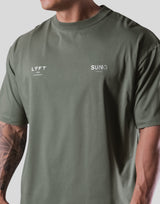 LÝFT x EVERLAST x SUNG Big T-Shirt - Olive
