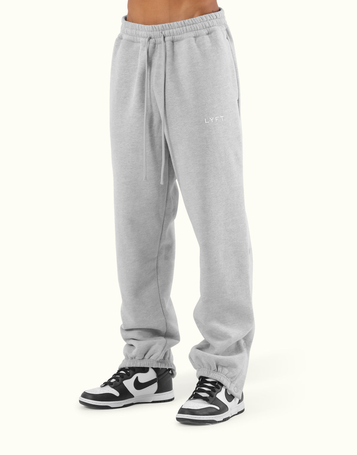 Warm Up Button Sweat Pants - Grey