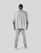 LÝFT × Power House Gym Extra Big T-Shirt - Grey