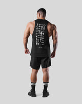 Heritage Logo Drop Tanktop - Black