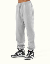 Warm Up Button Sweat Pants - Grey