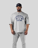 LÝFT × Power House Gym Extra Big T-Shirt - Grey