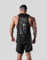 Heritage Logo Drop Tanktop - Black