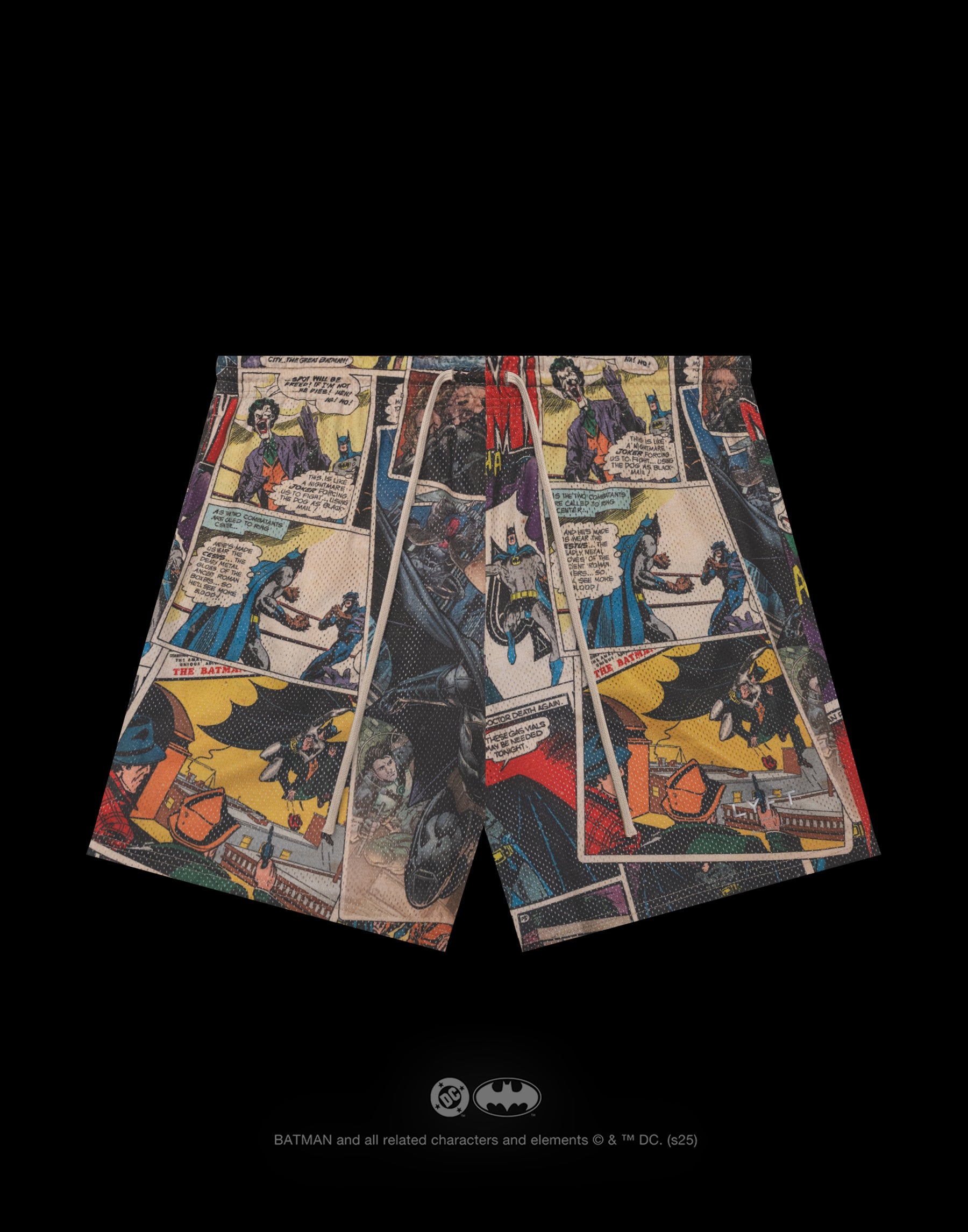 LYFT × BATMAN BATMAN / Comic Design Mesh Shorts - Paint – LÝFT