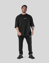 18 Logo Extra Big T-Shirt - Black