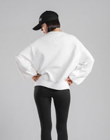 Sorona® Ring Logo Crewneck Sweat - White