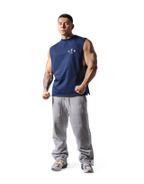 Old English No Sleeve - Navy