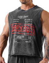 Leg Day Vintage Box Tanktop - Black