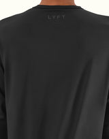 GÝM Wappen Stretch Long T-Shirt - Black