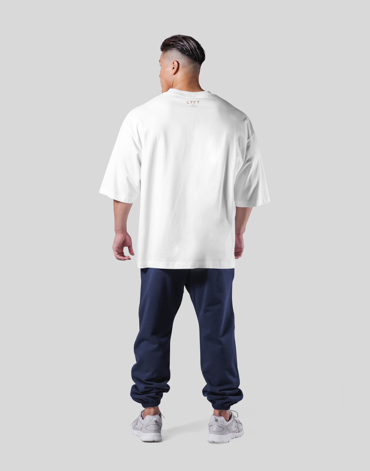 One Point Emblem Extra Big T-Shirt - White