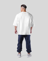 One Point Emblem Extra Big T-Shirt - White