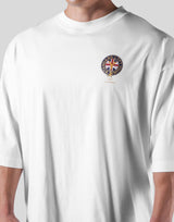 One Point Emblem Extra Big T-Shirt - White