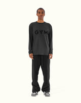 GÝM Wappen Stretch Long T-Shirt - Black