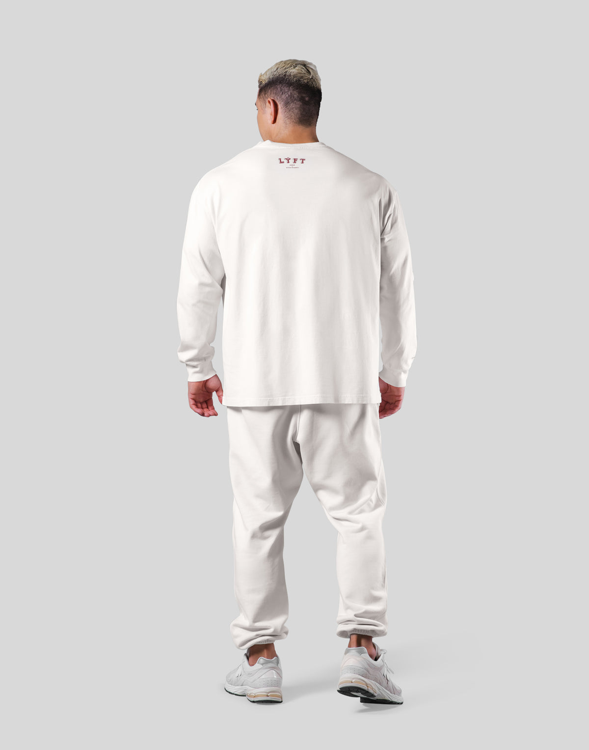 College Logo Vintage Long T-Shirt - White