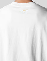 One Point Emblem Extra Big T-Shirt - White