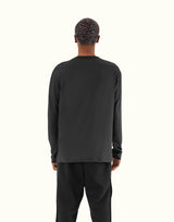 GÝM Wappen Stretch Long T-Shirt - Black