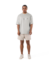 LÝFT Logo Big T-Shirt V.2 - Mix Beige