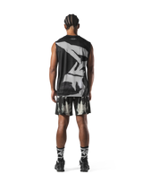 Faded Graphic Tanktop - Black