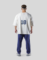 18 Logo Extra Big T-Shirt - Ivory