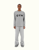 GÝM Wappen Stretch Long T-Shirt - Grey