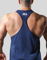 LÝFT × WIND AND SEA Training Tanktop - Navy