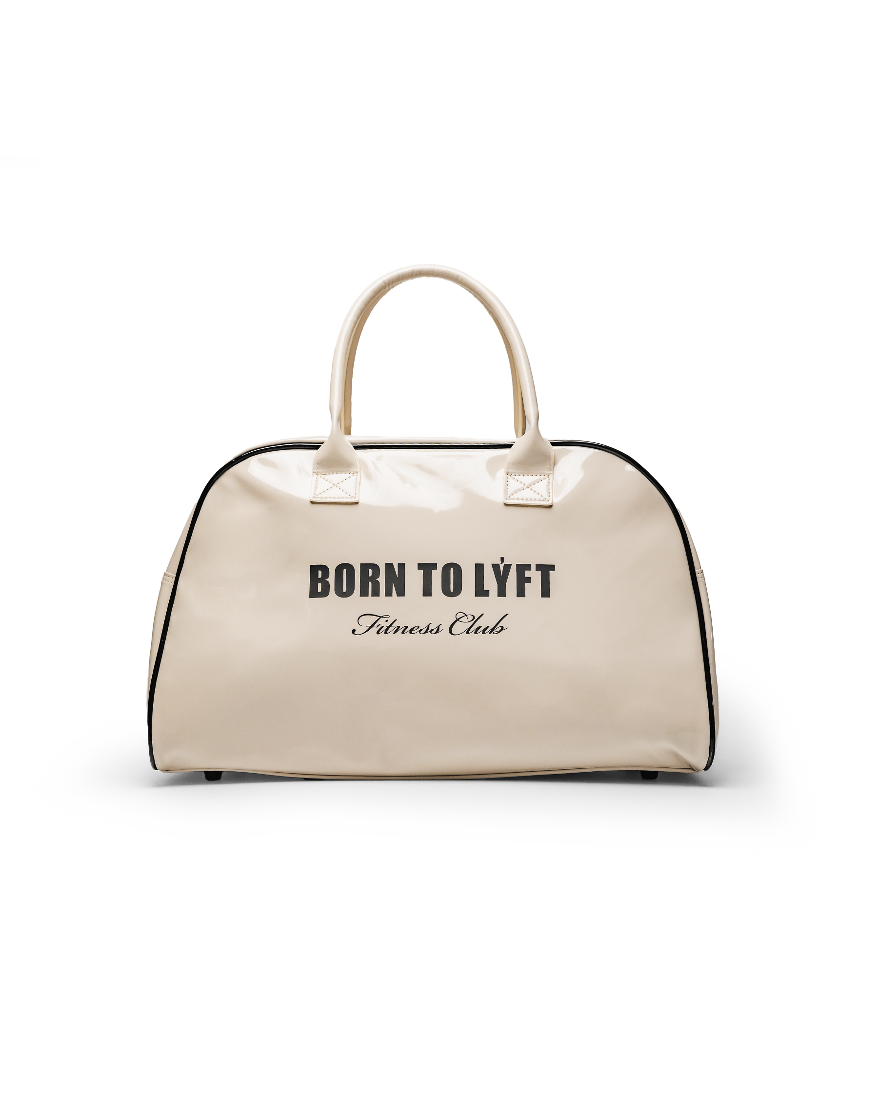 Born To LÝFT Enamel Grip Bag - Ivory