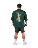 Statue Y Extra Big T-Shirt - Green