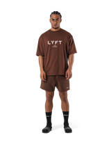LÝFT Logo Big T-Shirt V.2 - Brown