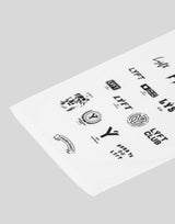 Heritage Logo Towel - White