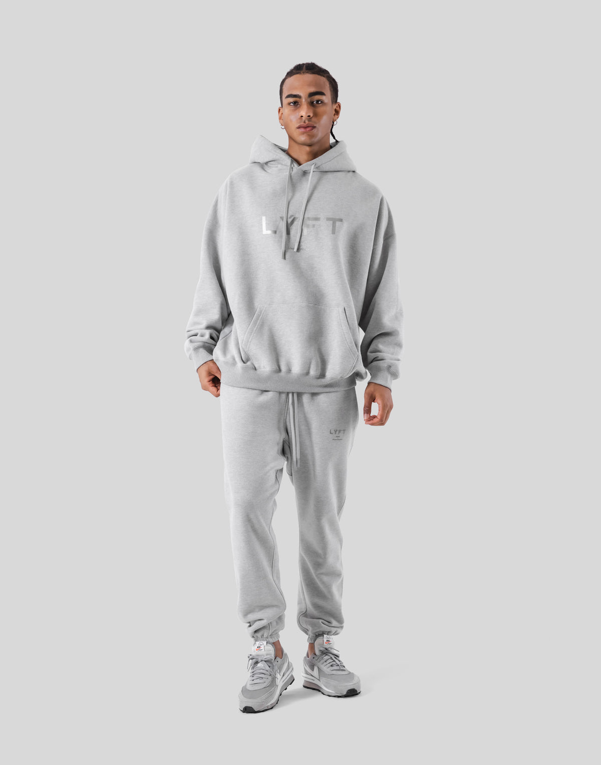 LÝFT Oversize Sweat Hoodie - Grey