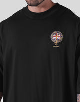 One Point Emblem Extra Big T-Shirt - Black
