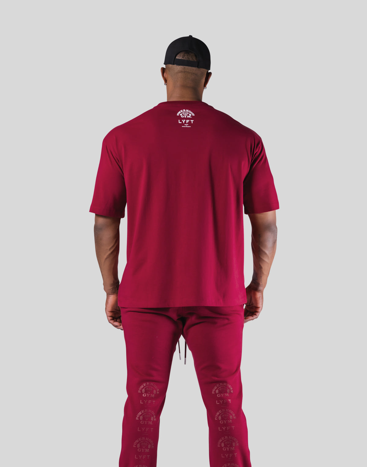 LÝFT × Power House Gym Big T-Shirt - Red